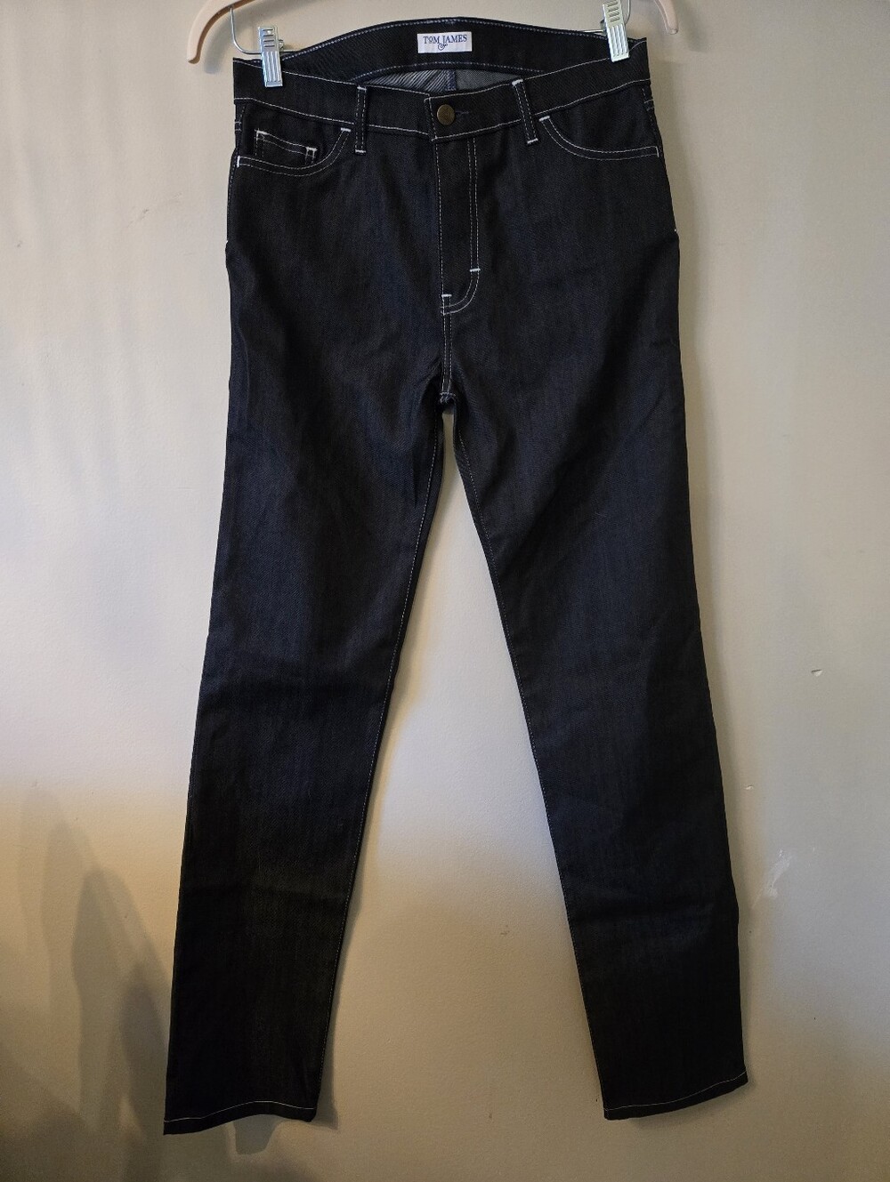 Blue Delta x Tom James Custom Bespoke Dark Wash Denim Jeans [30x33] Straight